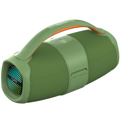 Trevi XJ 120 Altoparlante amplificato 40W Wireless, cassa bluetooth portatile e impermeabile IPX5 a batteria con connettività USB, Micro SD e AUX, ricaricabile tramite presa USB type-C, verde
