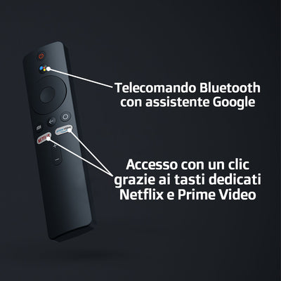 Telecomando compatibile con Xiaomi Mi TV Stick, telecomando sostitutivo per Mi Stick con comandi vocali, controllo remoto con microfono