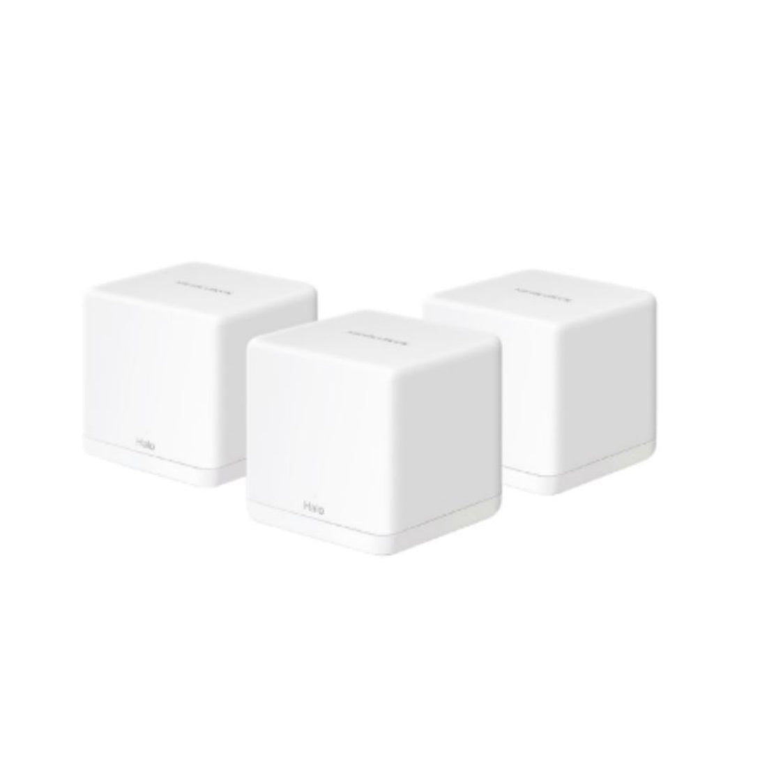 MERCUSYS WiFi Mesh Dual-Band AC1300Mbps, 2 Porte Ethernet Gigabit, Modalità Router e Access Point, 3 Pezzi con Copertura fino a 320 ?, Mercusys Halo