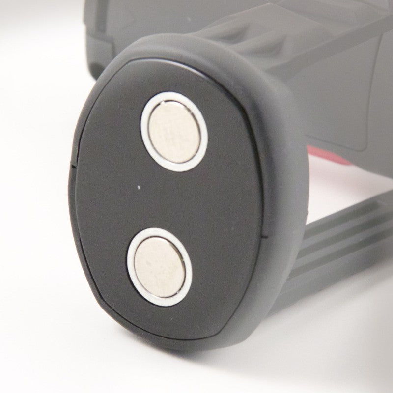 Velamp Torcia LED multiuso 3W, lampada da ispezione COB con gancio e calamita, luce di segnalazione rossa, supporto magnetico orientabile, lanterna da lavoro 200 lumen e torcia focalizzata 30 lumen