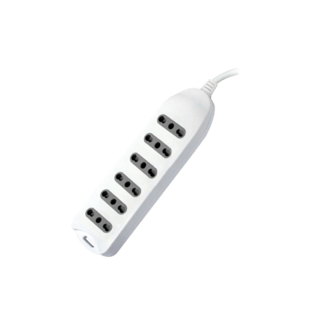 GBC Multipresa 6 Posti, ciabatta elettrica 6 posti, multipresa bipasso con 6 prese 10/16A, alveoli protetti, cavo 1,5 m, 2500 W