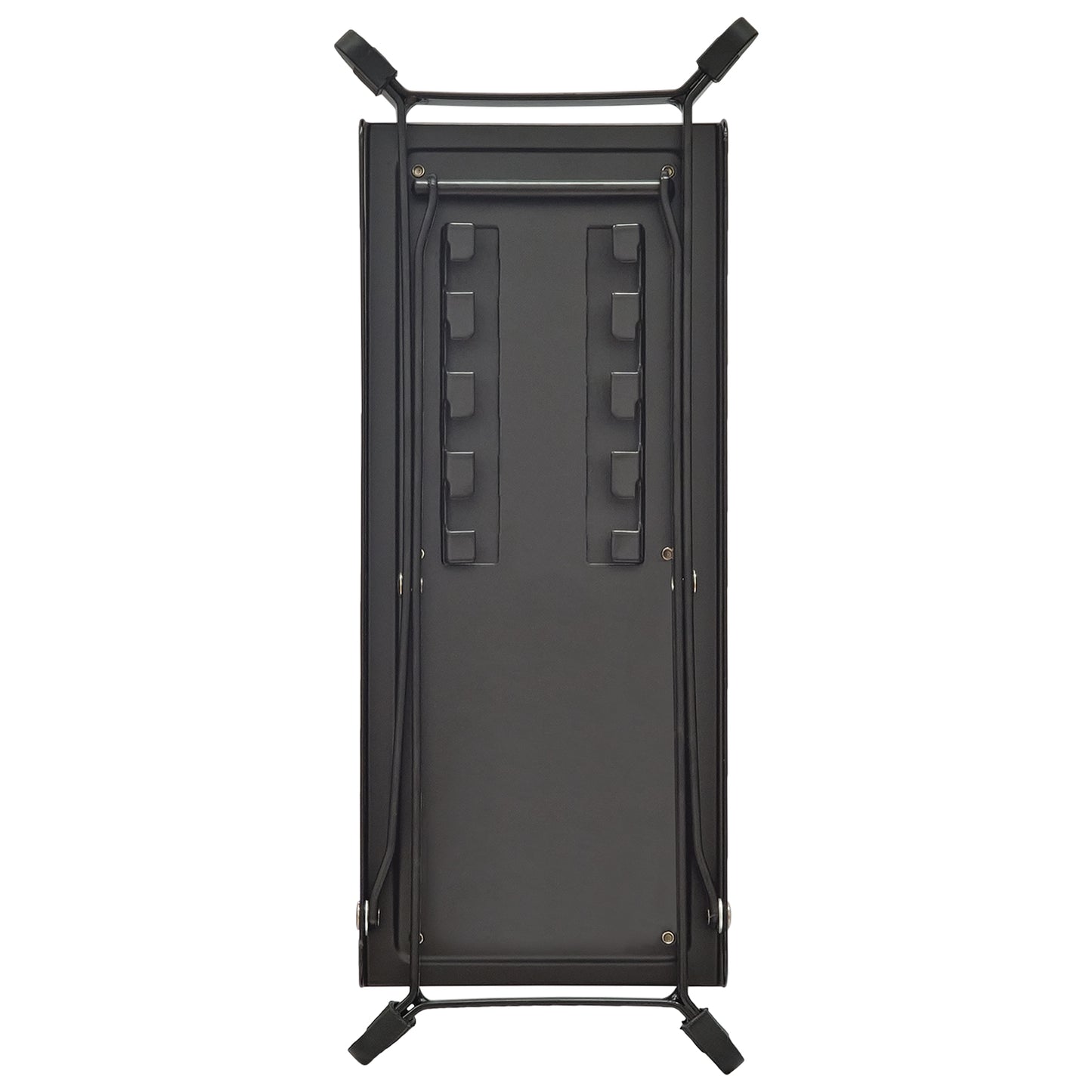 ZZIPP Poggiapiedi per chitarrista pieghevole antiscivolo portatile, pad in gomma struttura in acciaio pieghevole e regolabile su 4 livelli di altezza da 12 a 25 cm, basso chitarra acustica elettrica banjo