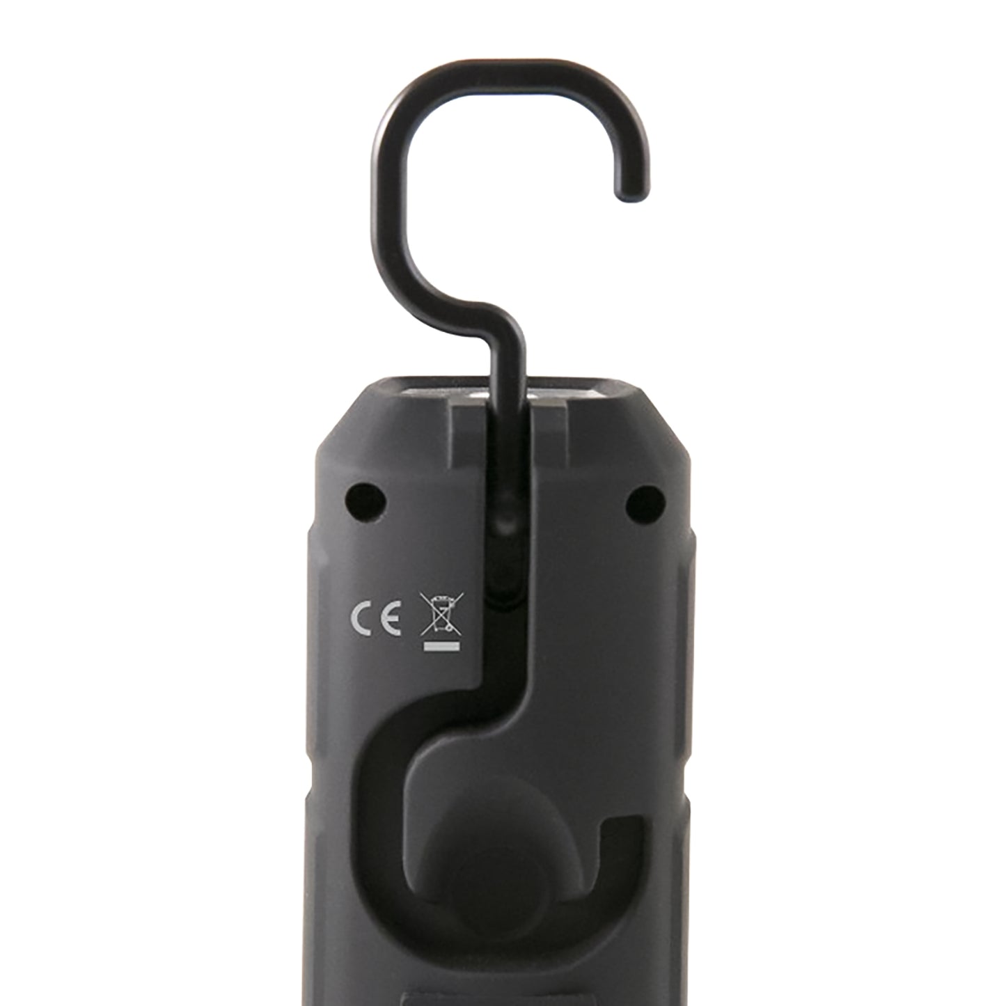 Velamp Torcia LED multiuso 3W, lampada da ispezione COB con gancio e calamita, luce di segnalazione rossa, supporto magnetico orientabile, lanterna da lavoro 200 lumen e torcia focalizzata 30 lumen