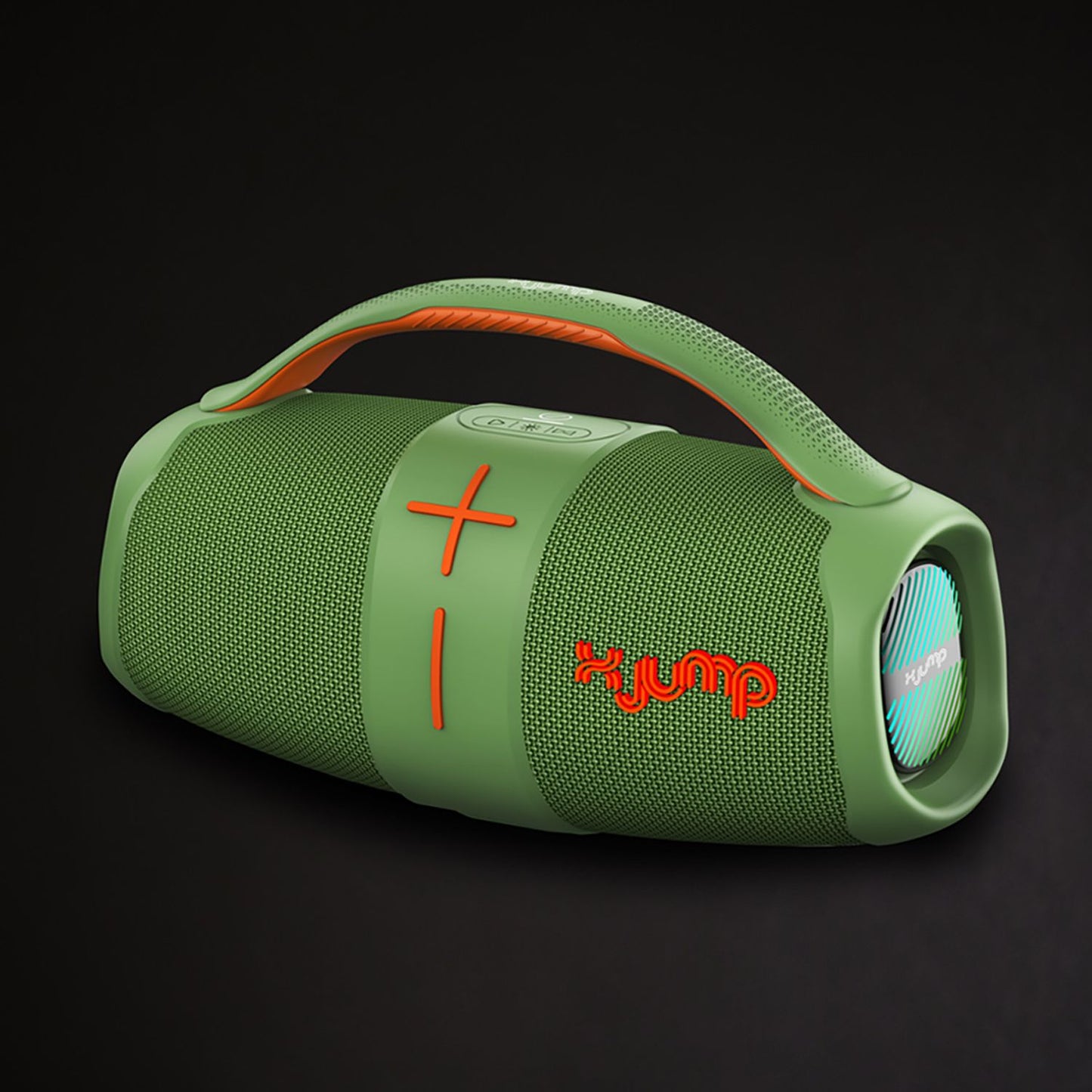 Trevi XJ 120 Altoparlante amplificato 40W Wireless, cassa bluetooth portatile e impermeabile IPX5 a batteria con connettività USB, Micro SD e AUX, ricaricabile tramite presa USB type-C, verde