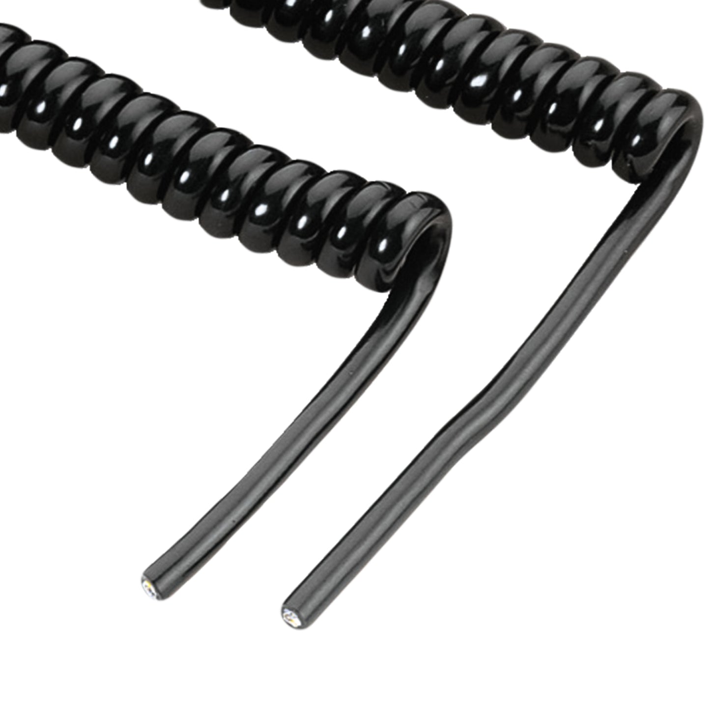 Monacor CCX6M Cavo spiralato per microfono a 6 poli con schermatura, cavo microfonico a spirale schermato, diametro 5mm