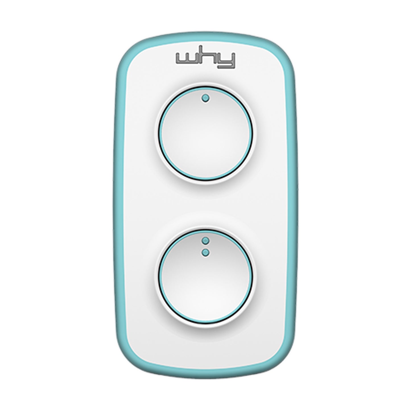 WHY EVO MINI Telecomando rolling code multifrequenza da 280 a 868 mhz, apricancello autoapprendente programmabile, radiocomando ad ampio raggio con 4 pulsanti, vari colori