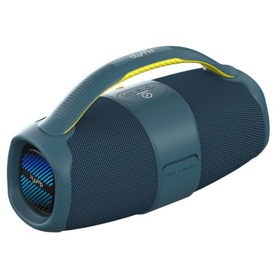 Trevi XJ 120 Altoparlante amplificato 40W Wireless, cassa bluetooth portatile e impermeabile IPX5 a batteria con connettività USB, Micro SD e AUX, ricaricabile tramite presa USB type-C, blu