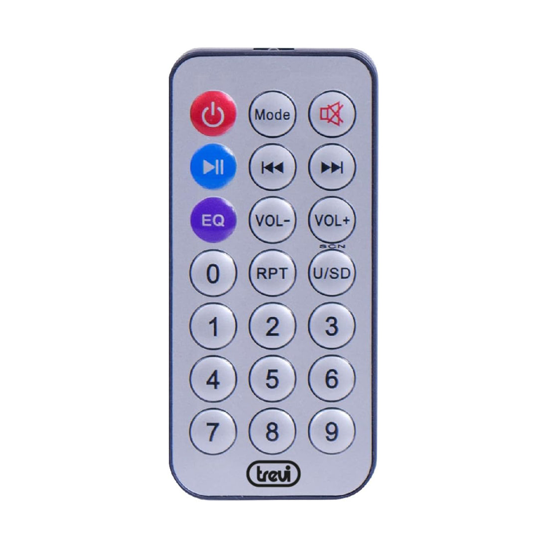 Trevi Altoparlante amplificato portatile, cassa bluetooth con USB micro, speaker con microfono incluso, Batteria Integrata, Micro SD e AUX-IN