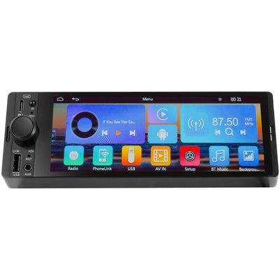 Trevi MDV 6370 DAB Autoradio DAB FM RDS 160W con display touchscreen da 6.6", Stereo macchina con Antenna DAB, lettore video audio USB e ingresso AUX, Compatibile con Android Auto e Apple Car Play