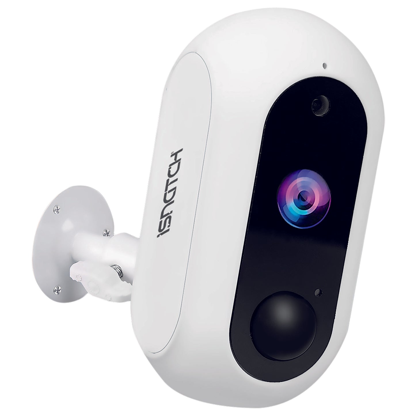 iSnatch Hey CamFree-s Telecamera Wi-Fi a batteria Full HD per interni esterni impermeabile IP66, videocamera di sorveglianza wireless con audio bidirezionale e visione notturna con LED infrarossi