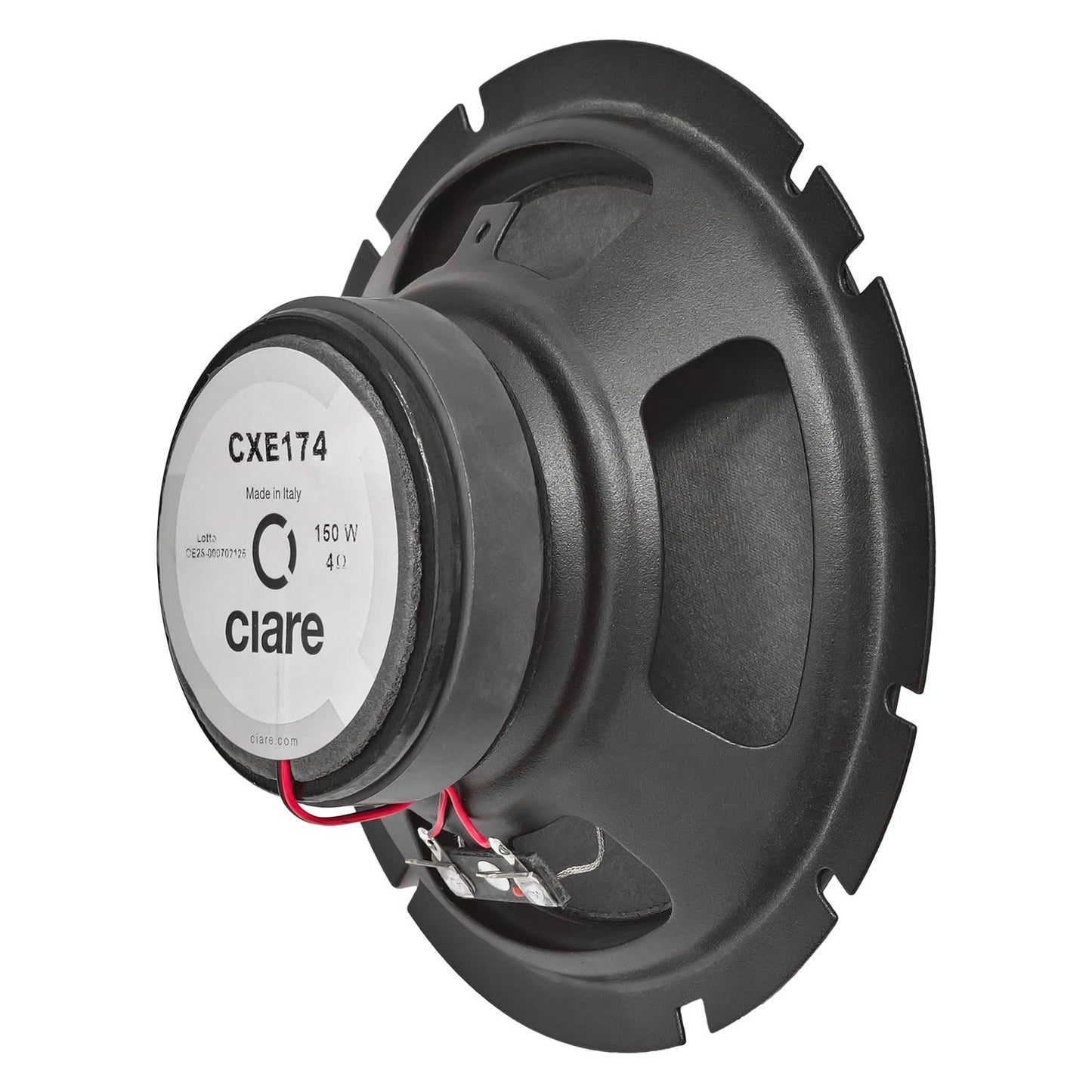 Ciare CXE174 Cassa altoparlante coassiale 6.5" per auto camion furgone da 150W 4 Ohm diametro 165mm qualità audio elevata Made in Italy