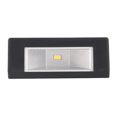 Rexer Camy Set da 2 Applique LED da parete a energia solare con sensore crepuscolare, lampada da esterno resistente alle intemperie, impermeabile IP44, nero, luce bianco caldo 300K, LED sopra e sotto