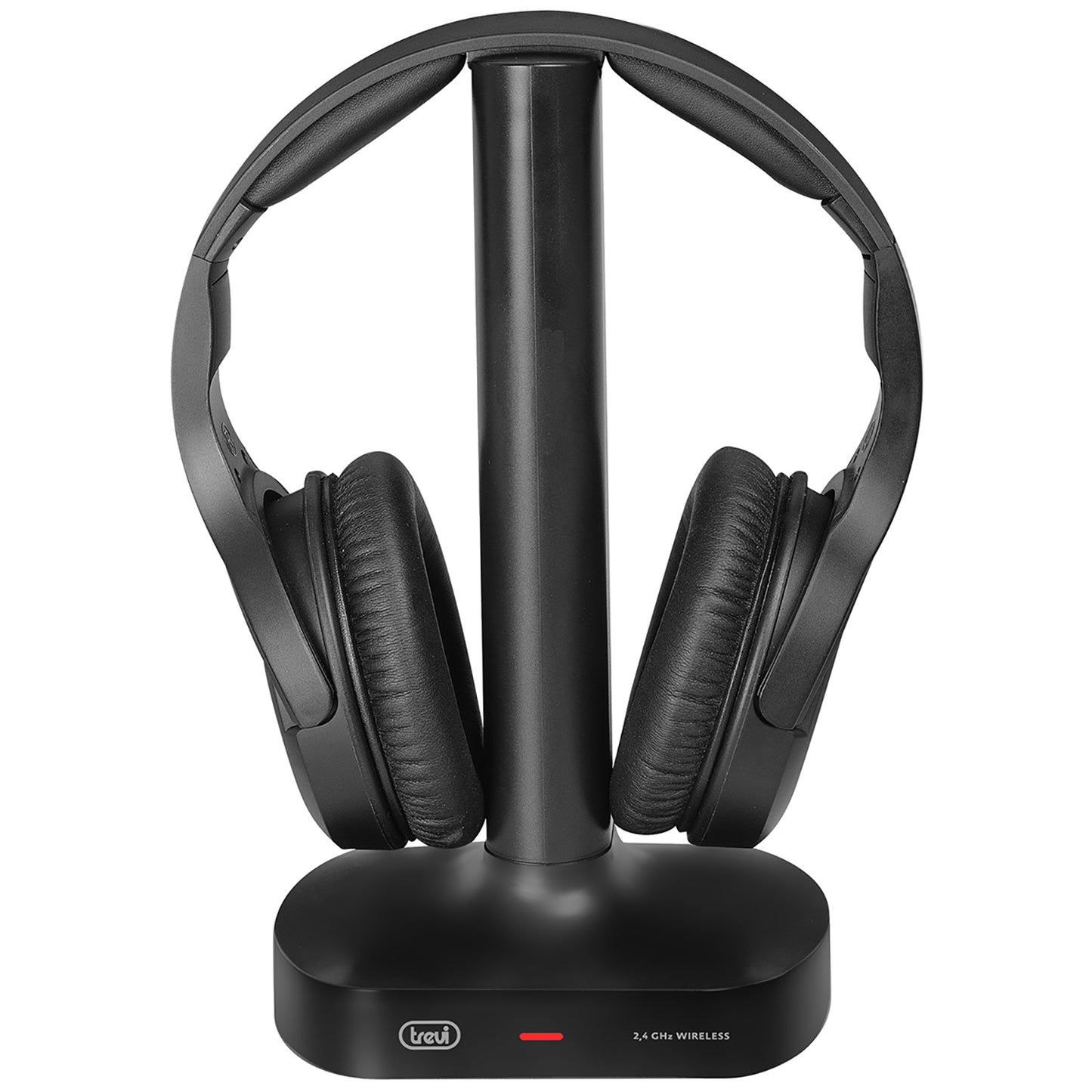 Trevi FRS 1480 R Cuffia per TV wireless a radiofrequenza ricaricabile, portata fino a 30 metri, ingresso stereo jack 3.5 mm e digitale ottico, cavo incluso