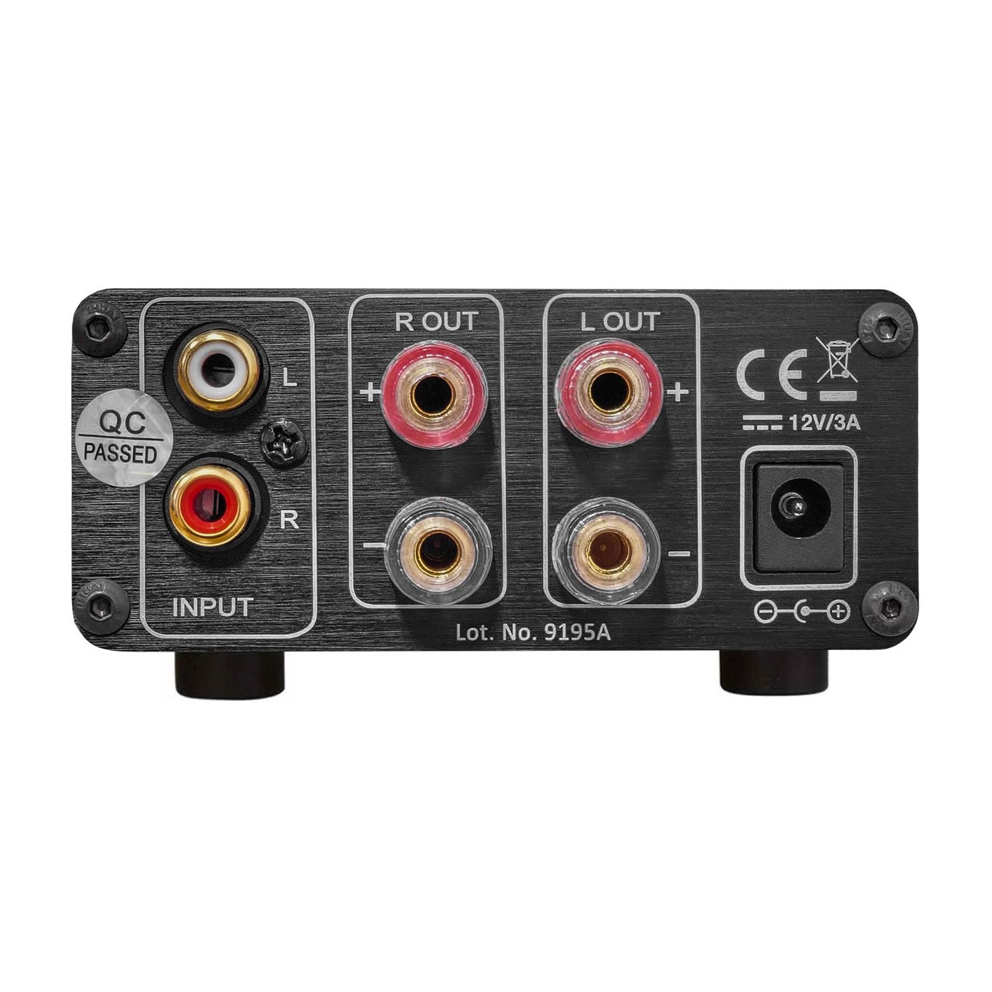 Hallyster sound DDA-40 Mini amplificatore audio digitale classe D 2x20W, amplificatore Hi-Fi a 2 canali stereo, alimentatore incluso