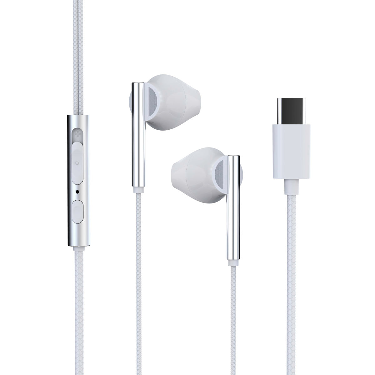 Trevi HMP 700 C Casque numérique USB type-C, écouteurs stéréo avec microphone, câble anti-emmêlement de 1,2 m