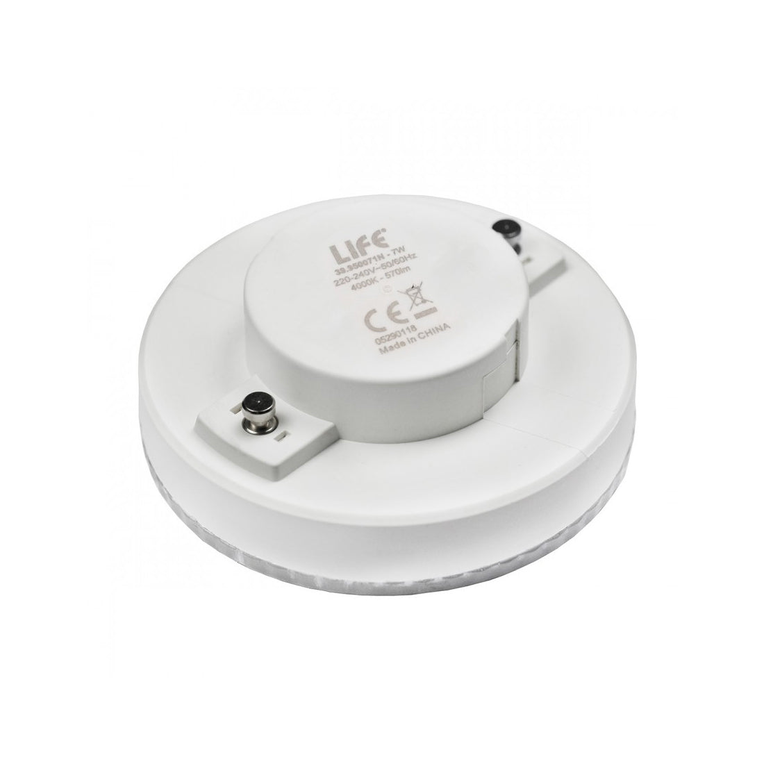 LIFE LED bulb, 3000K warm light, 560lm LED lamp and energy class A+, wall lamp