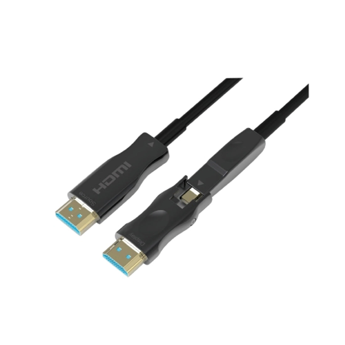 Câble HDMI haute vitesse GBC, câble HDMI avec fibre optique Ethernet active AOC, 20 m