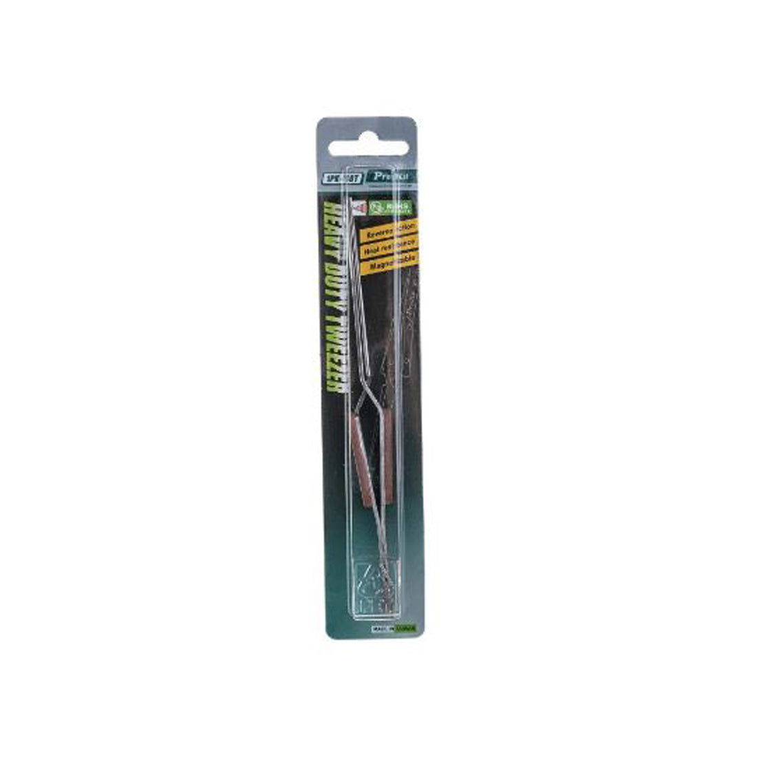 Pro'skit pinzetta dritta a ritenuta, pinza di precisione in acciaio inox resistente agli acidi 1PK-118T
