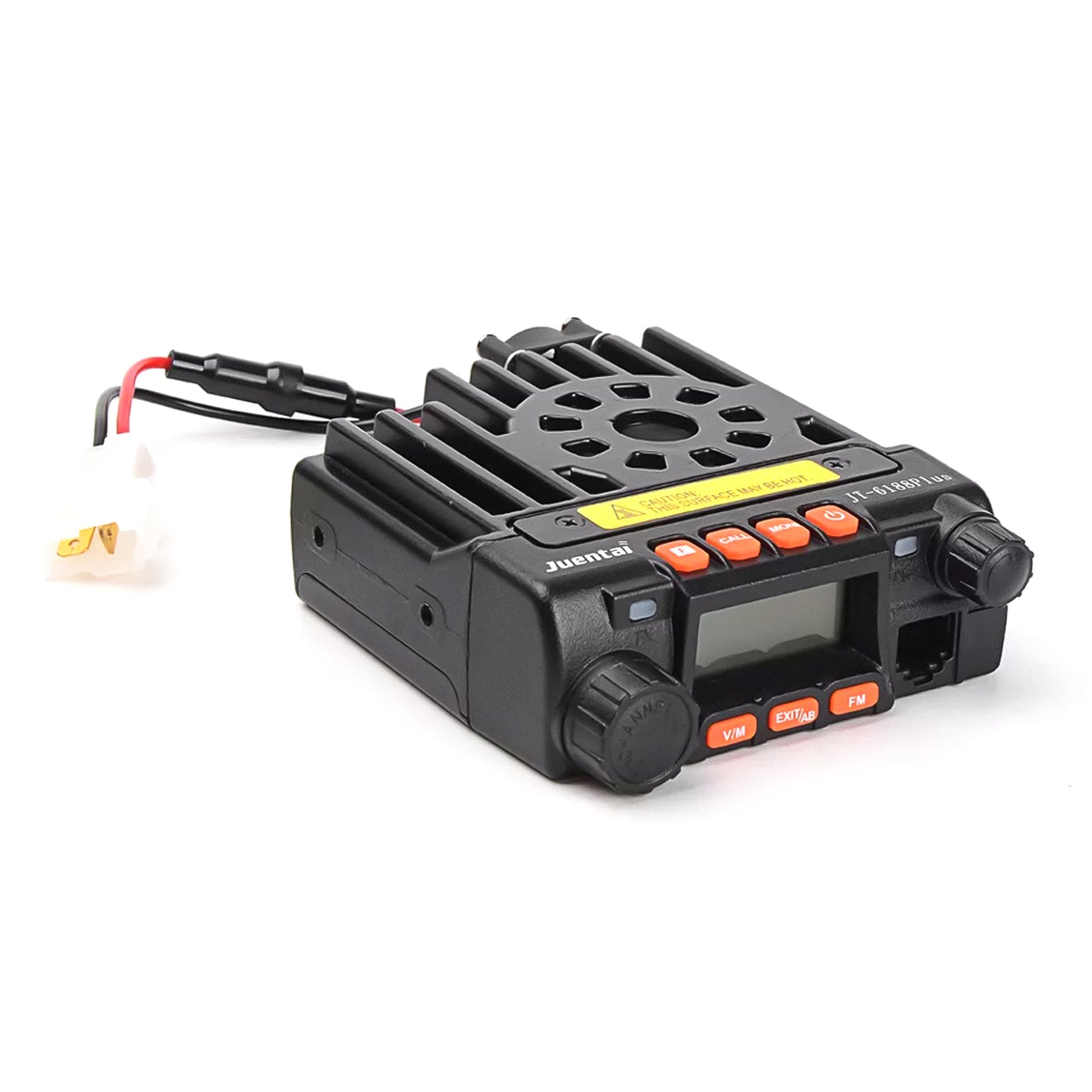 Juentai JT-6188 Mini émetteur-récepteur de véhicule bi-bande, microphone à clavier, 200 canaux de mémoire, écran couleur personnalisable