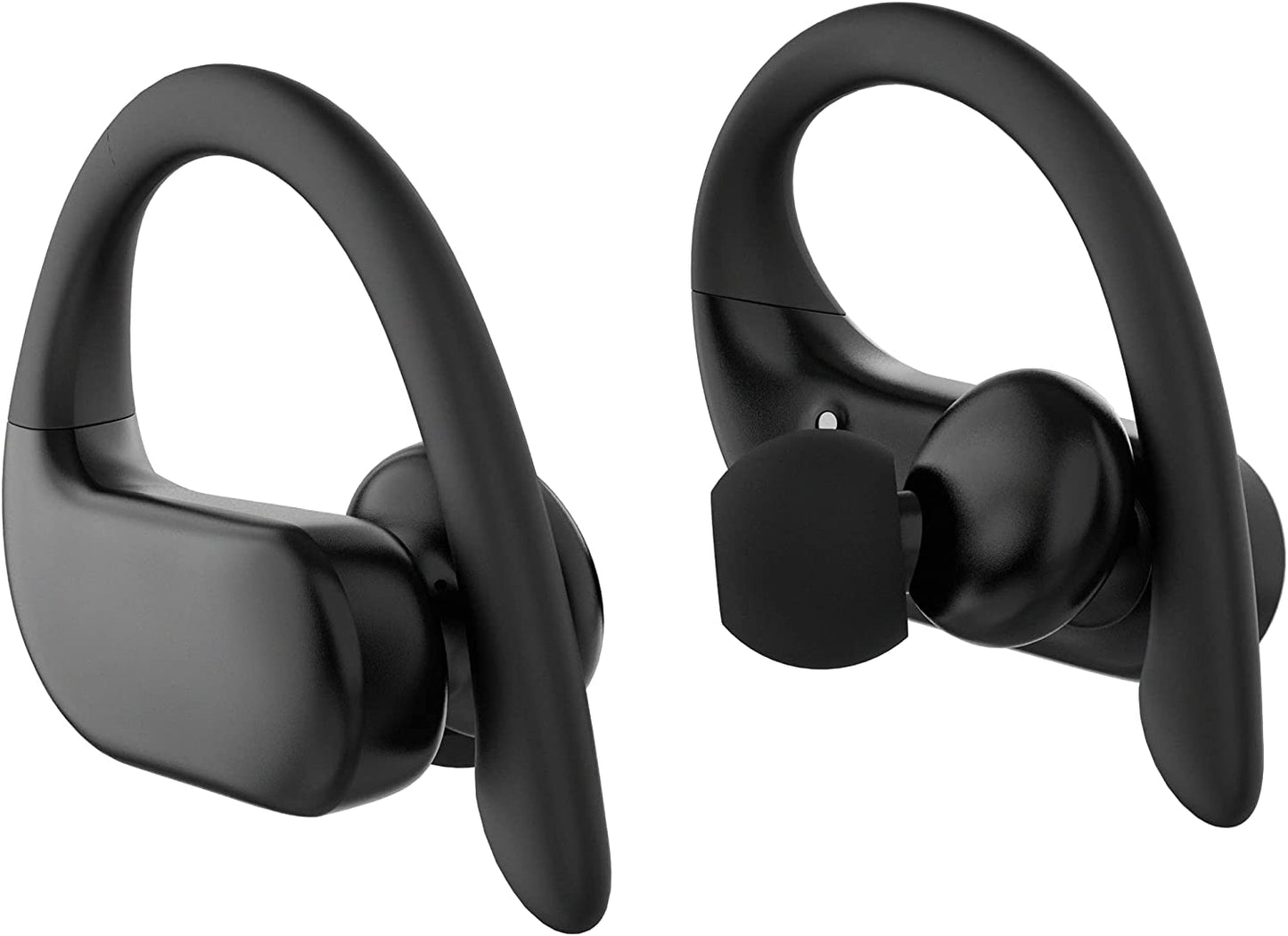 Écouteurs Mysound True Wireless avec technologie Bluetooth 5.0 conçus pour le fitness, noirs
