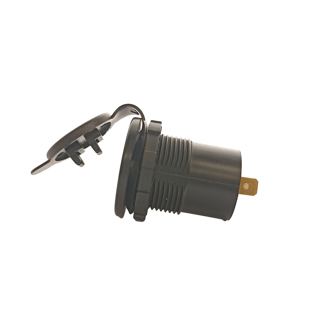 Alphaelettronica Caricatore con due uscite USB, caricabatterie auto, caricabatteria da auto, caricabatterie telefono auto