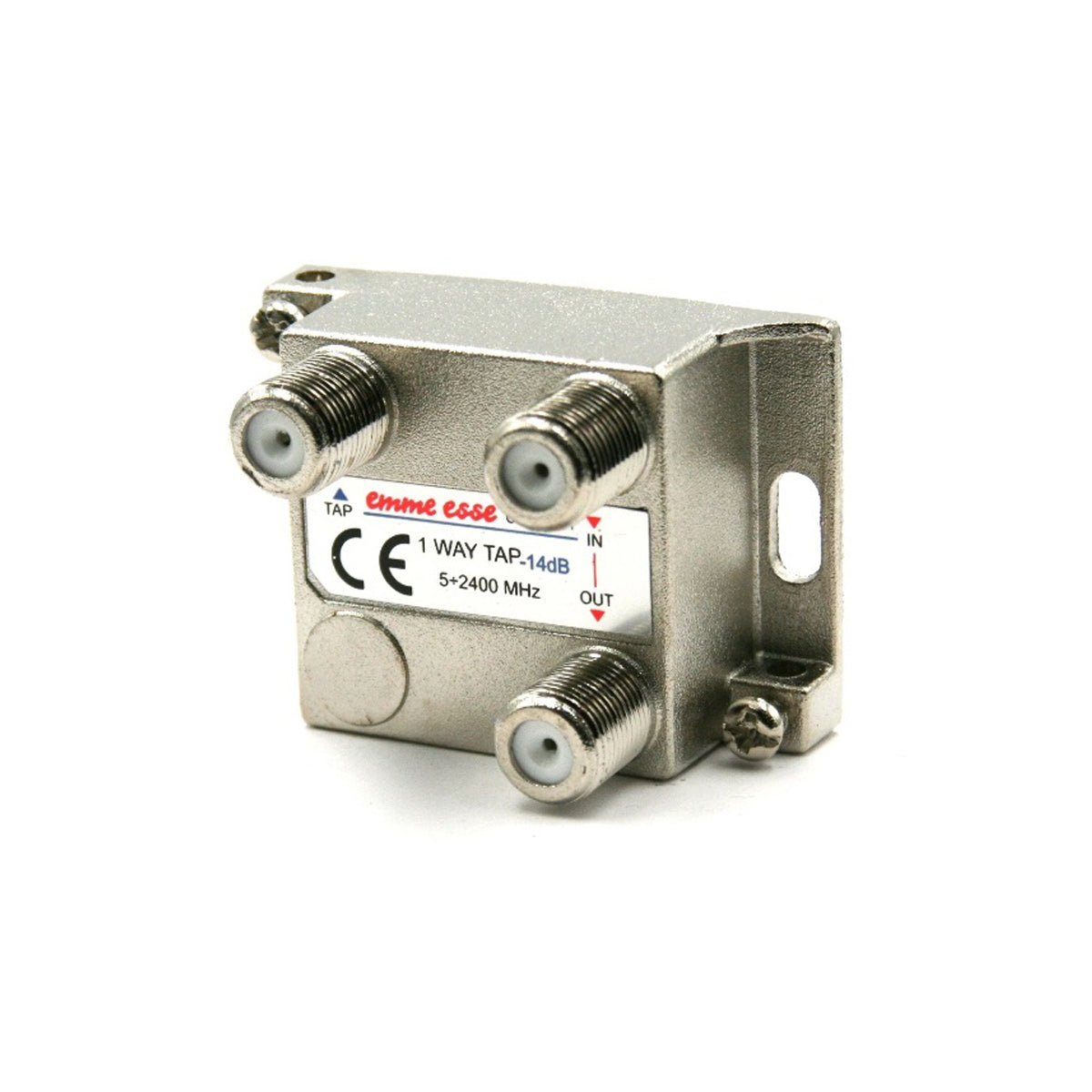 Emme Esse derivatore SAT+TV 1/1 a 1 out -14dB Frequenza di lavoro 5÷2400 MHz
