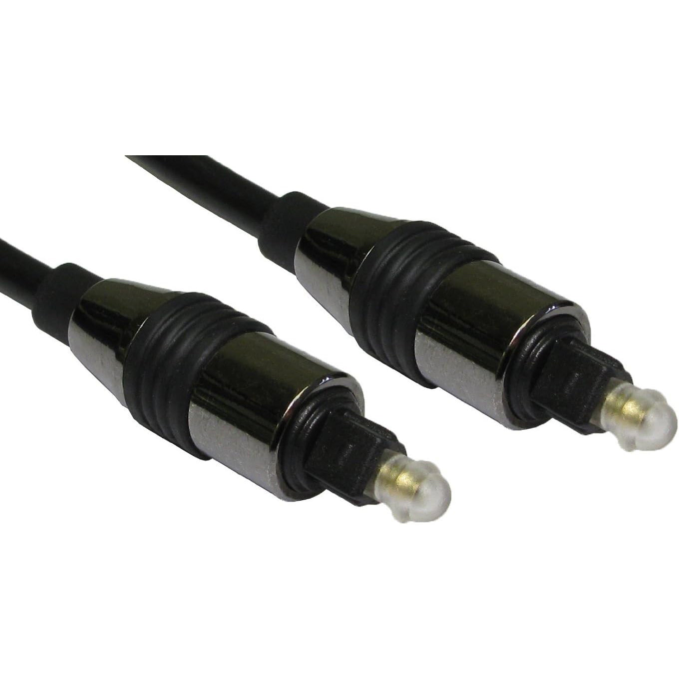 GBC Fiber Optic Digital Audio Cable, Cable with Toslink T Connectors, Home Theater Cable, PREMIUM Quality, 10m