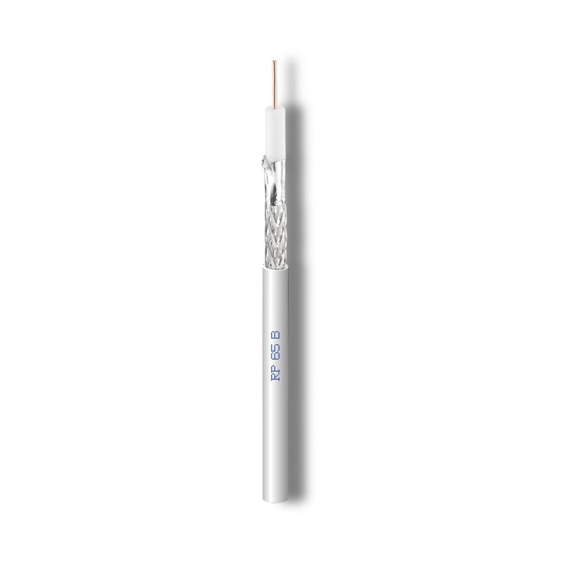 Cavel Cavo coassiale 75 Ohm bobina 150 m Made in Italy per uso interno, cavo antenna, cavo coassiale con schermatura