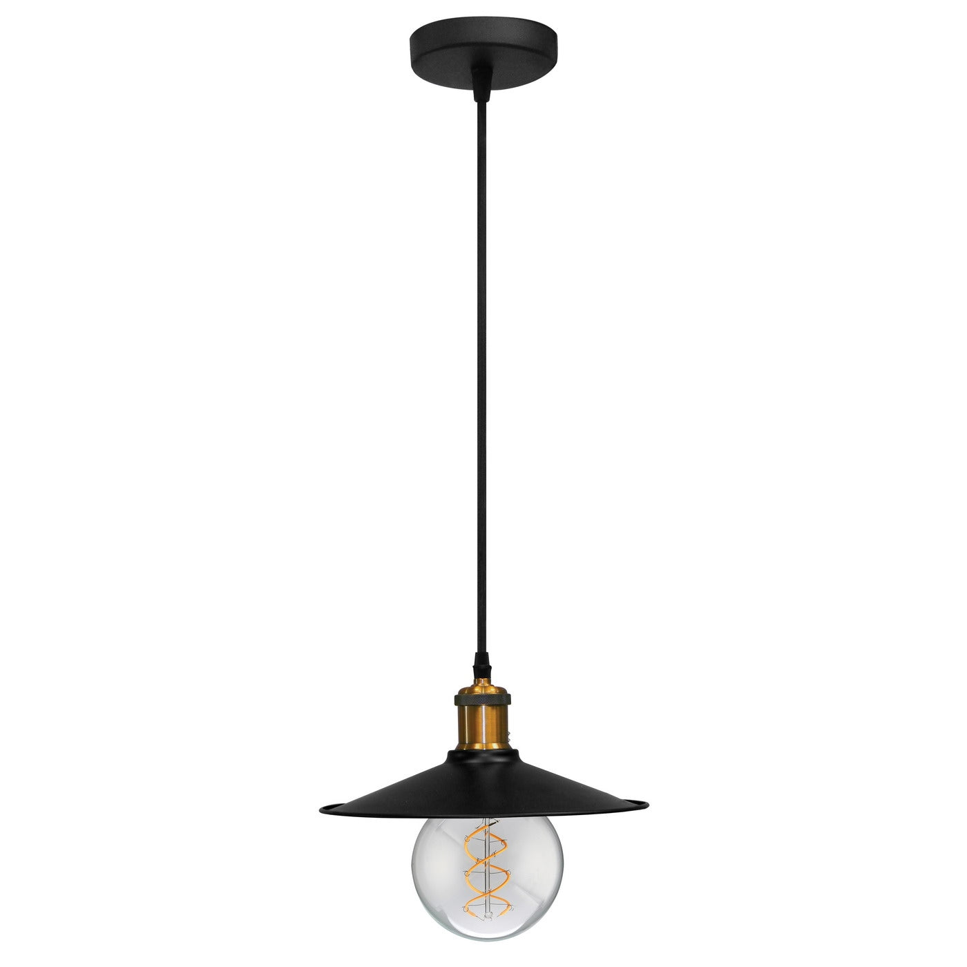 Alcapower Paralume Metallico da Soffitto Stile Vintage, attacco E27, lampadario vintage