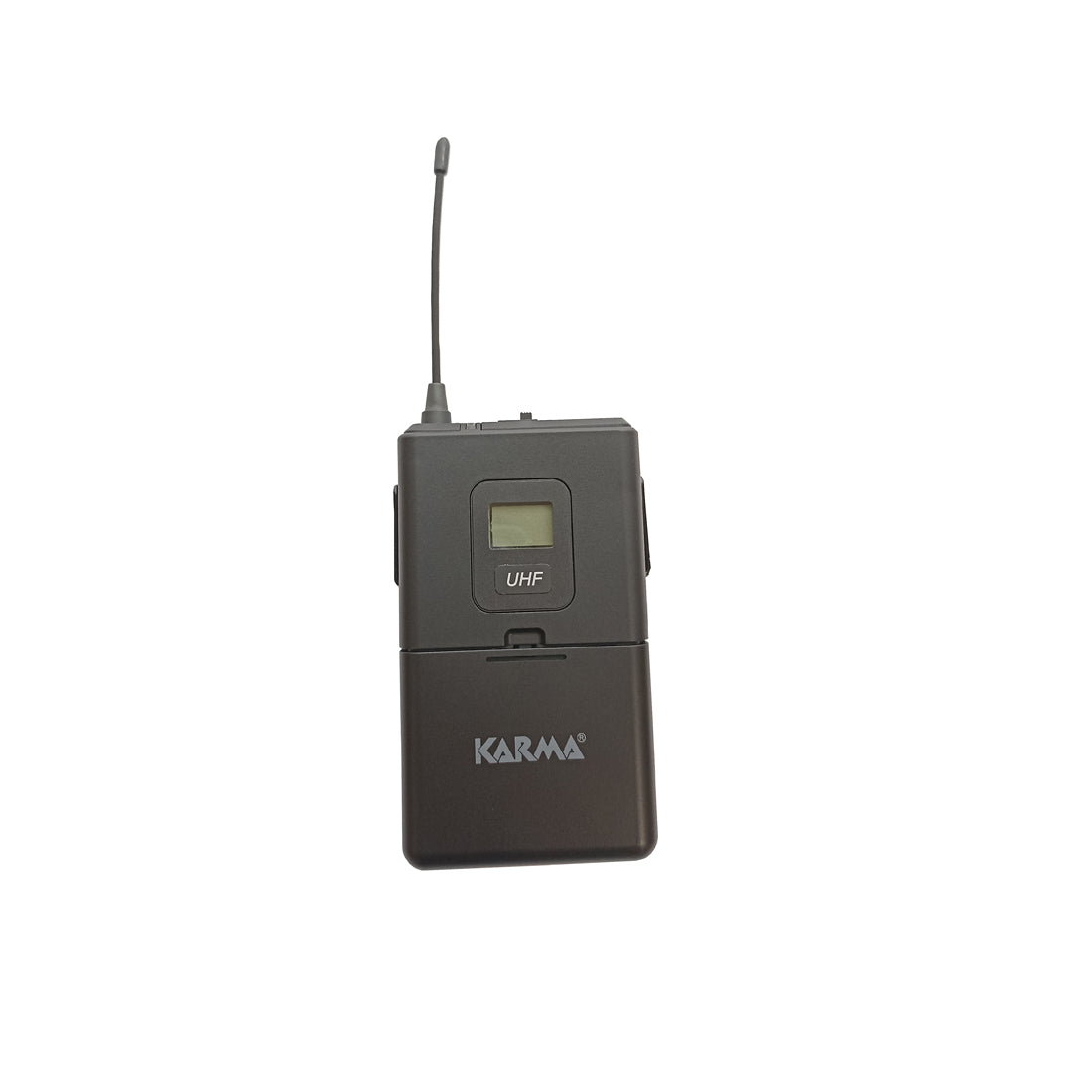 Karma Sistema wireless con microfono ad archetto, un trasmettitore bodypack e da una base ricevente UHF