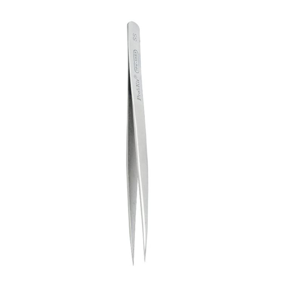 PRO'SKIT Pinza a molla a punta fine in acciaio inox amagnetico pinzetta di precisione