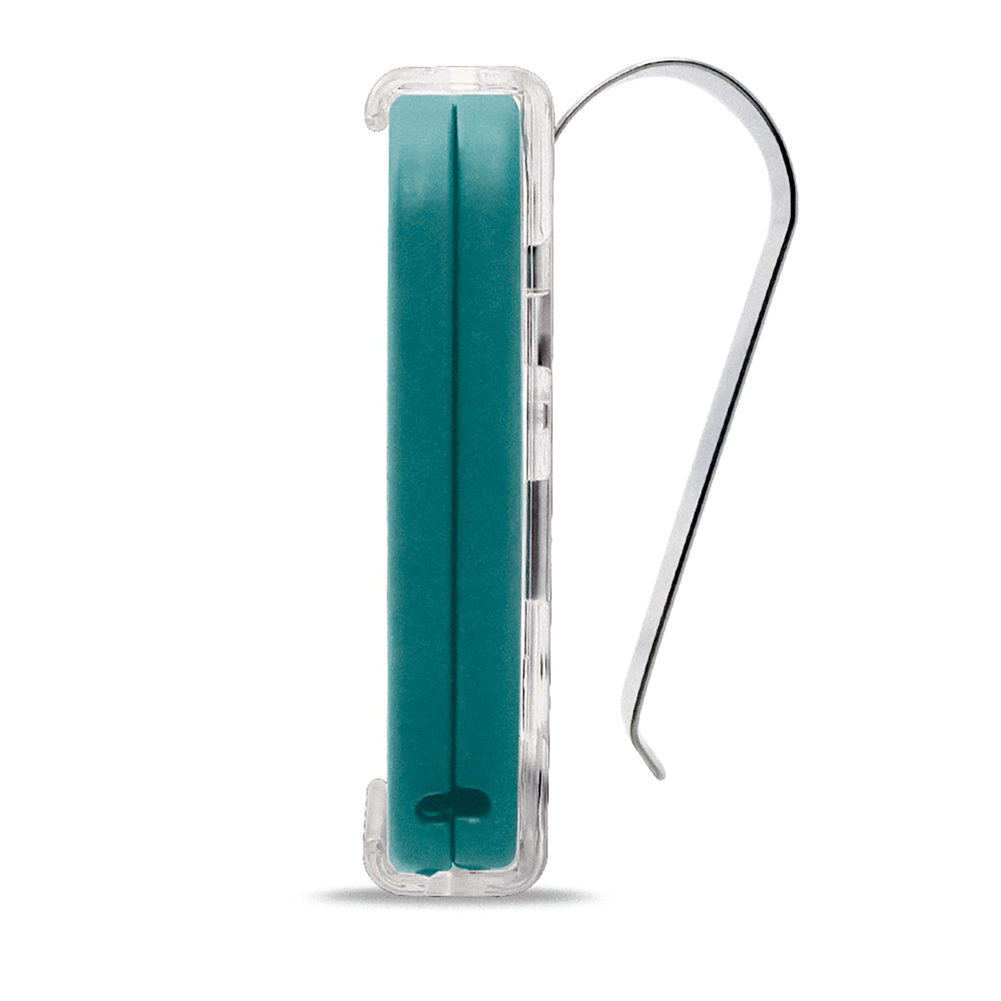 WHY EVO MINI Télécommande multi-fréquences à code tournant de 280 à 868 MHz avec Visor Clip, ouvre-portail programmable à auto-apprentissage, télécommande large portée à 4 boutons, bleu émeraude pur