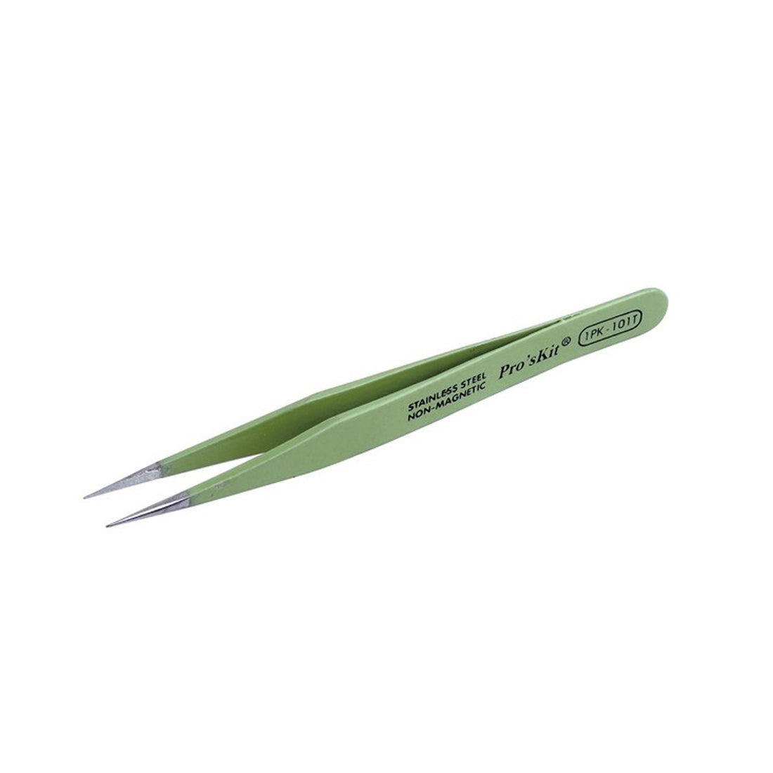 Pro'skit pinzetta antistatica a punte sottili 120mm in acciaio inossidabile non magnetico pinza isolata