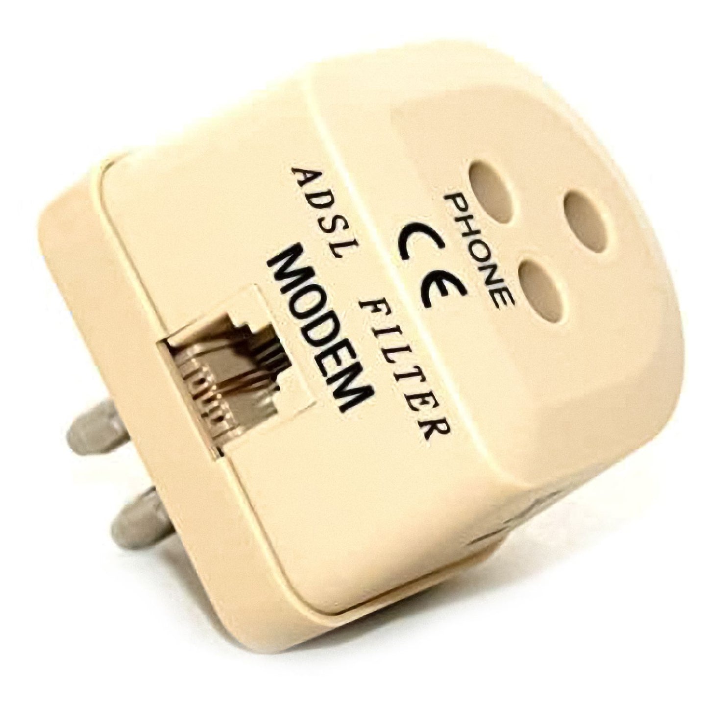 Life Adattatore filtro tripolare ADSL 6 bobine per rete telefonica, spina telefonica 3 poli, filtro ADSL