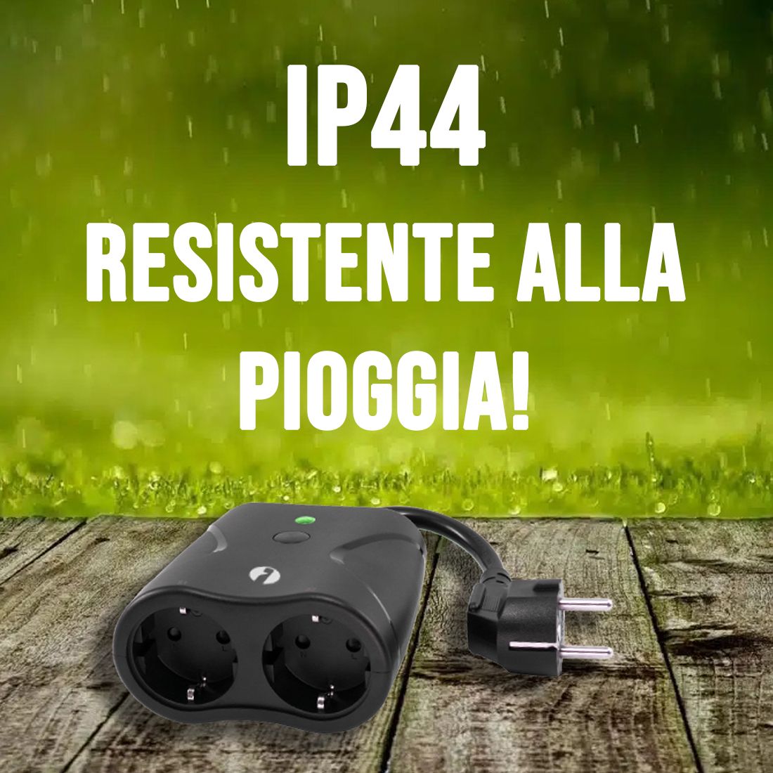 iSnatch presa smart Wifi, doppia presa smart, presa intelligente con controllo vocale, presa schuko con smart control