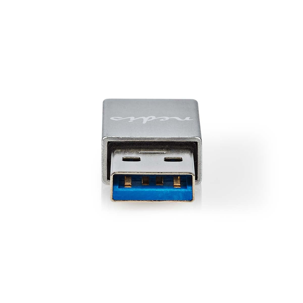 Nedis Adattatore da USB tipo C a USB 3.2 tipo A, velocità di trasmissione fino a 5 Gbit/s, connettore placcato in nickel, corpo in metallo