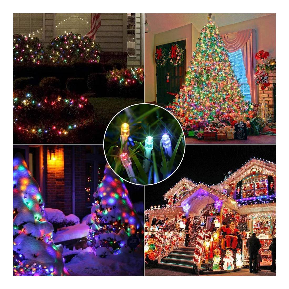 Decoled Serie lineare LED 17m Bluetooth, cavo flessibile 120 LED RGB Impermeabili, controllata da App, Luci LED adatto per camera da letto, Natale, feste e decorazioni per la casa