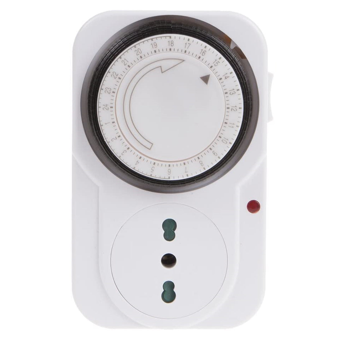 Alphi International Programmable Timer with Electrical Socket, Timed Electrical Socket with Analog Timer