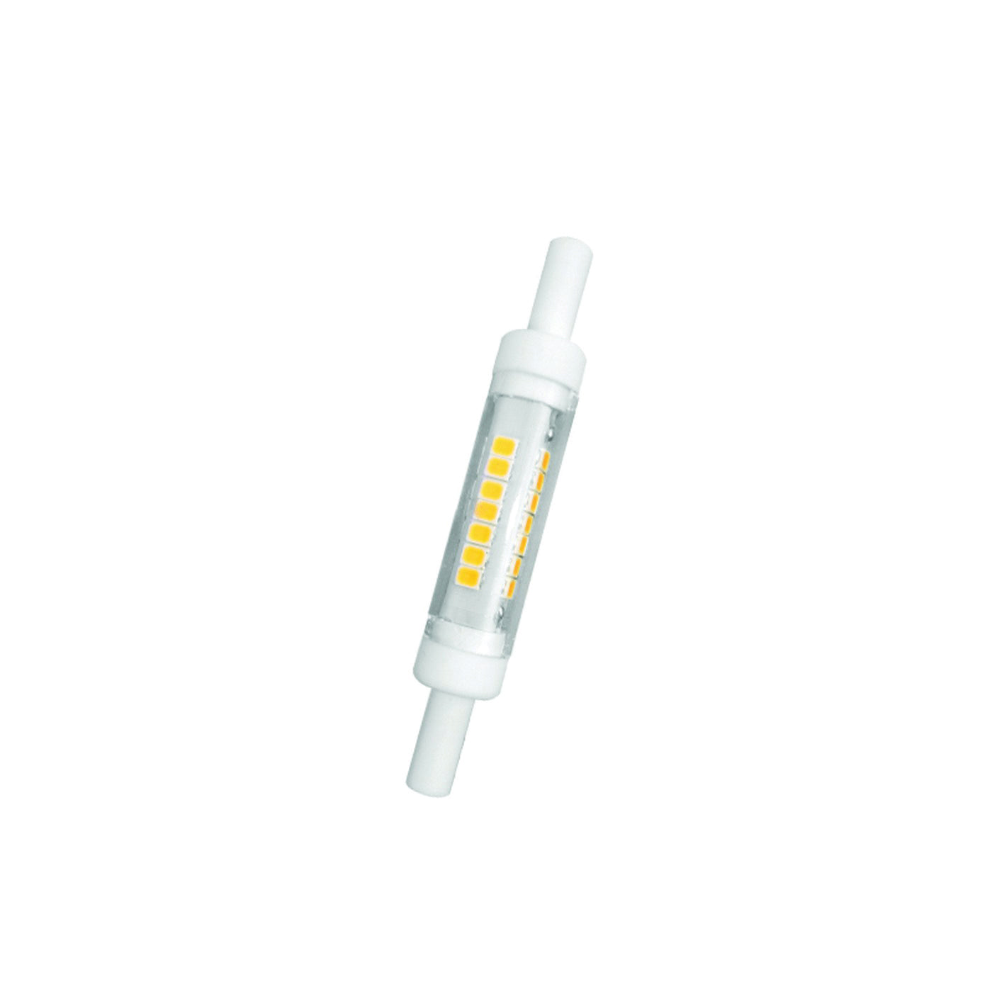 Alcapower lampadina LED R7S 78 mm, 5W 450 lumen, luce calda 3000K, lampadina waterproof IP45