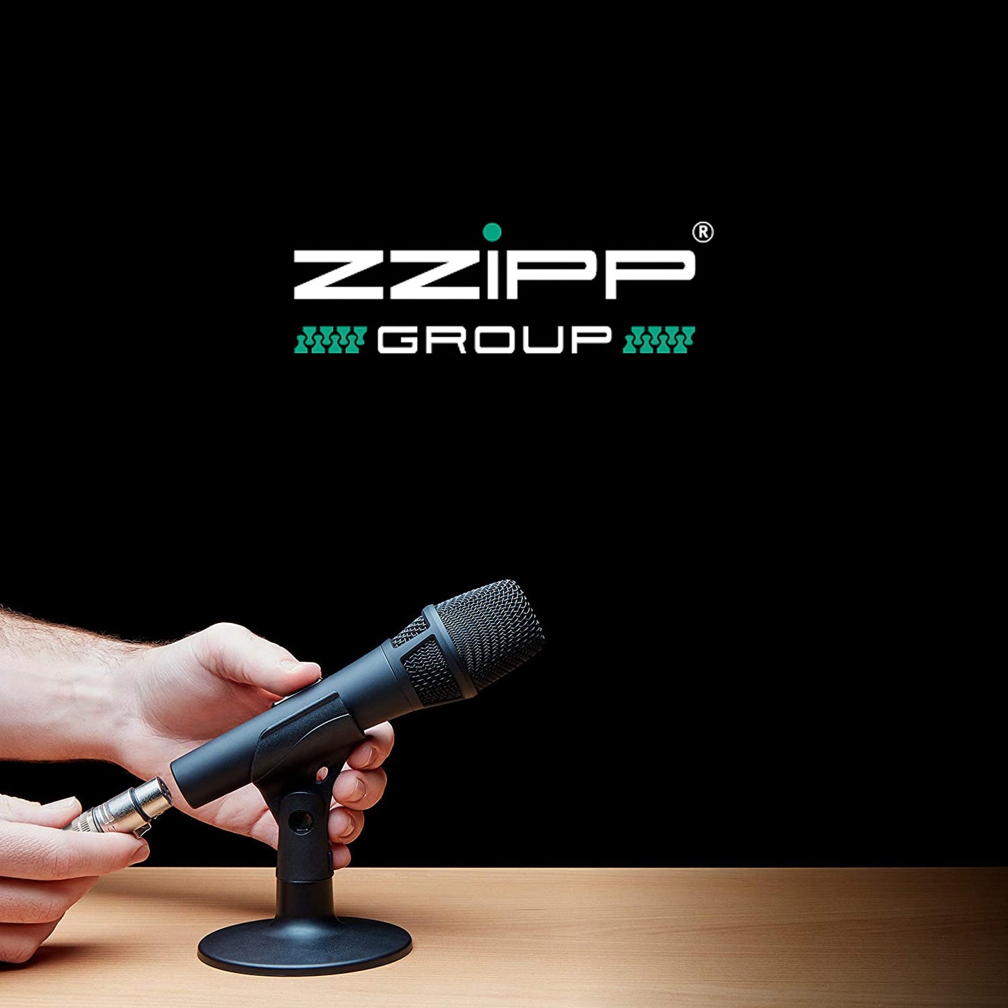 ZZIPP Câble de microphone XLRM-XLRF de 6 mètres, connecteur de microphone avec protection contre la torsion, câble audio long