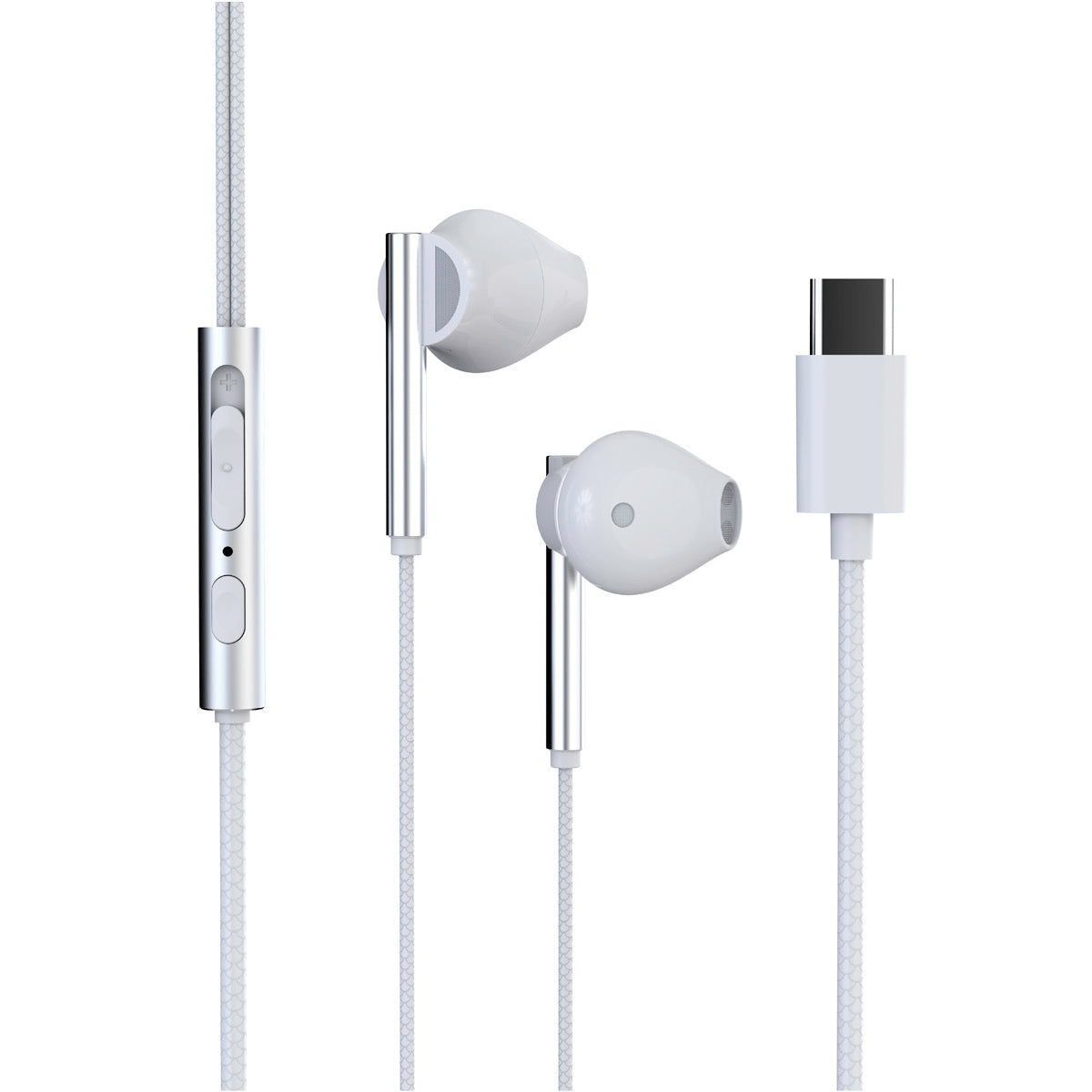 Trevi HMP 700 C Casque numérique USB type-C, écouteurs stéréo avec microphone, câble anti-emmêlement de 1,2 m