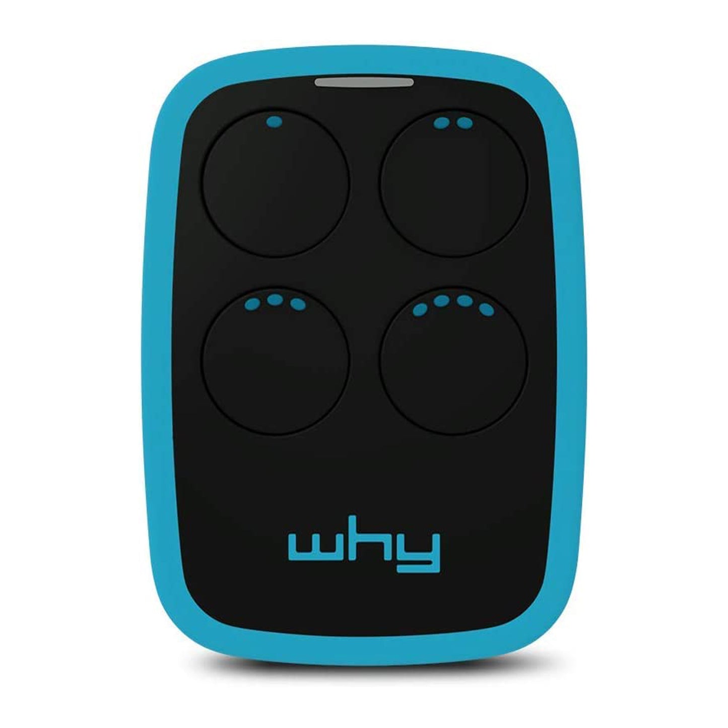WHY EVO Télécommande multi-fréquences à code tournant de 280 à 868 MHz, ouvre-portail programmable à auto-apprentissage, radiocommande large portée à 4 boutons