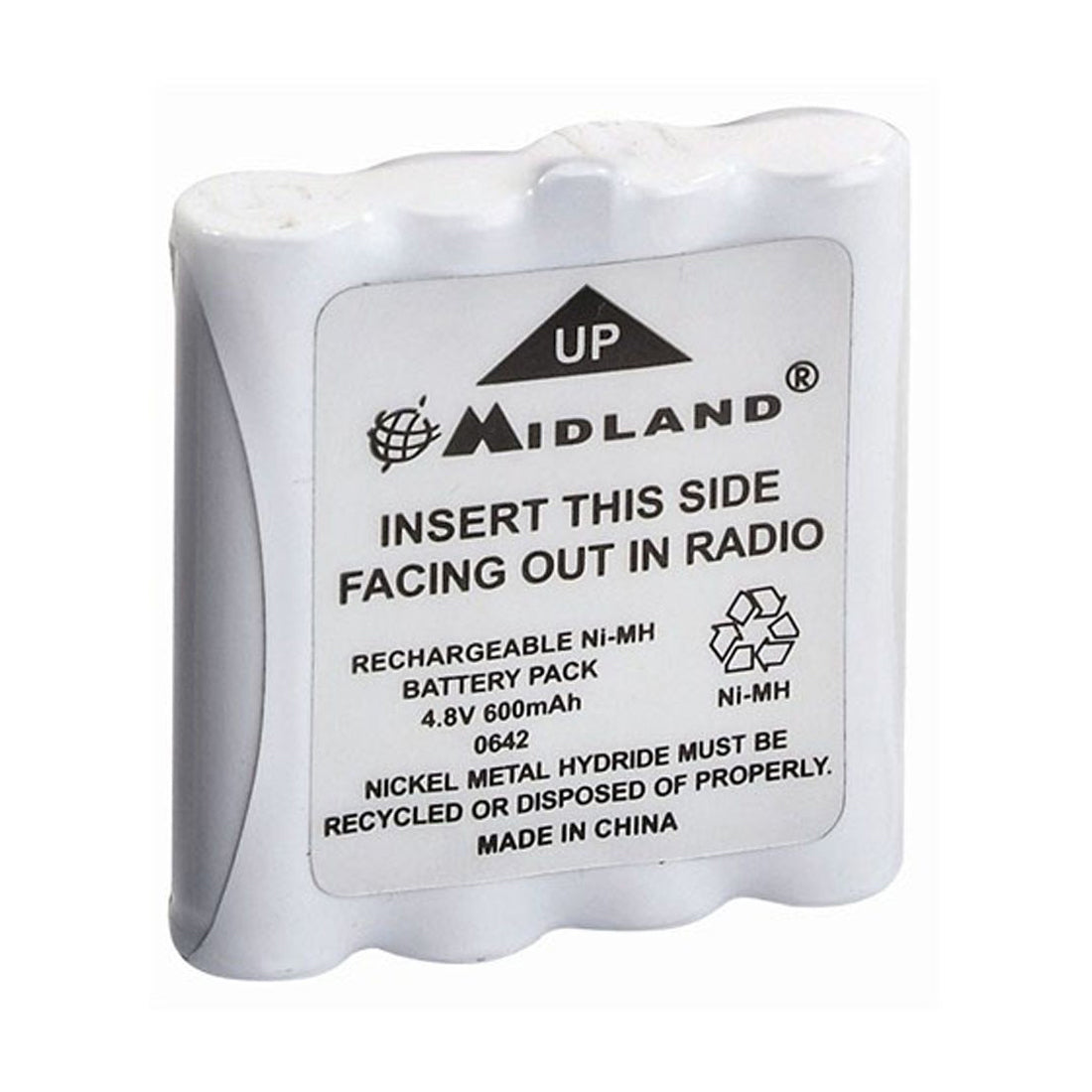 Rechargeable batteries 800 mAh Ni-MH Midland PB-G6/G8 compatible with G6 G8 M24/48/99-S C881