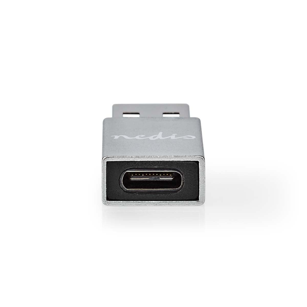 Nedis Adattatore da USB tipo C a USB 3.2 tipo A, velocità di trasmissione fino a 5 Gbit/s, connettore placcato in nickel, corpo in metallo