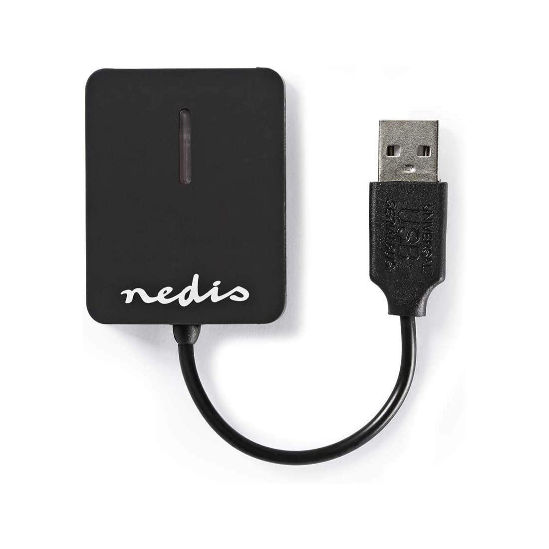 Lecteur de carte mémoire USB 2.0 de voyage tout-en-un Nedis, lecteur multi-cartes plug&play
