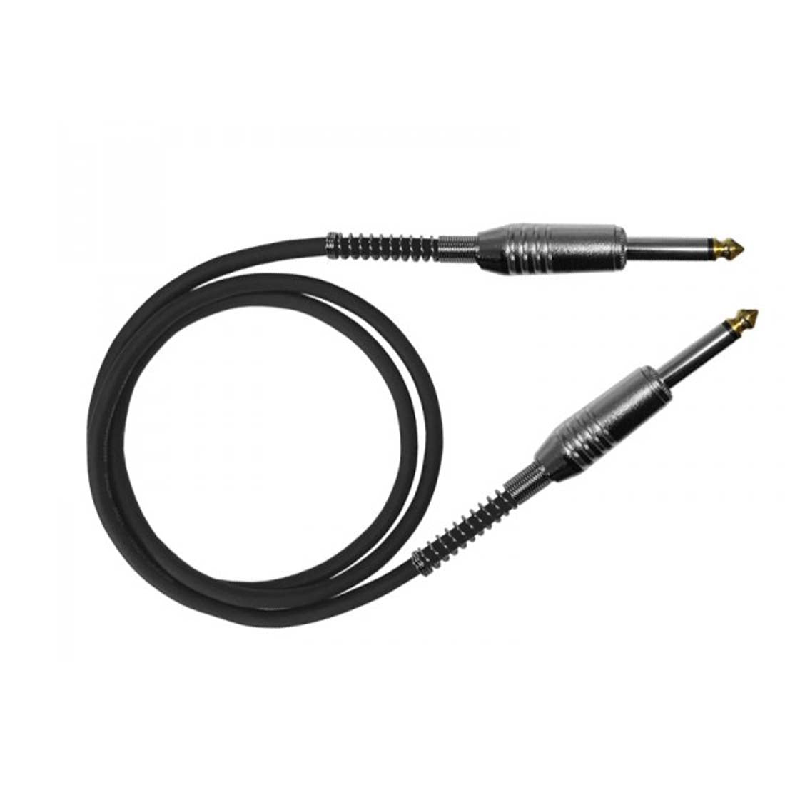 ZZIPP Câble audio asymétrique, câble Jack (TS) 6,35 mm, câble audio professionnel, 1 mètre