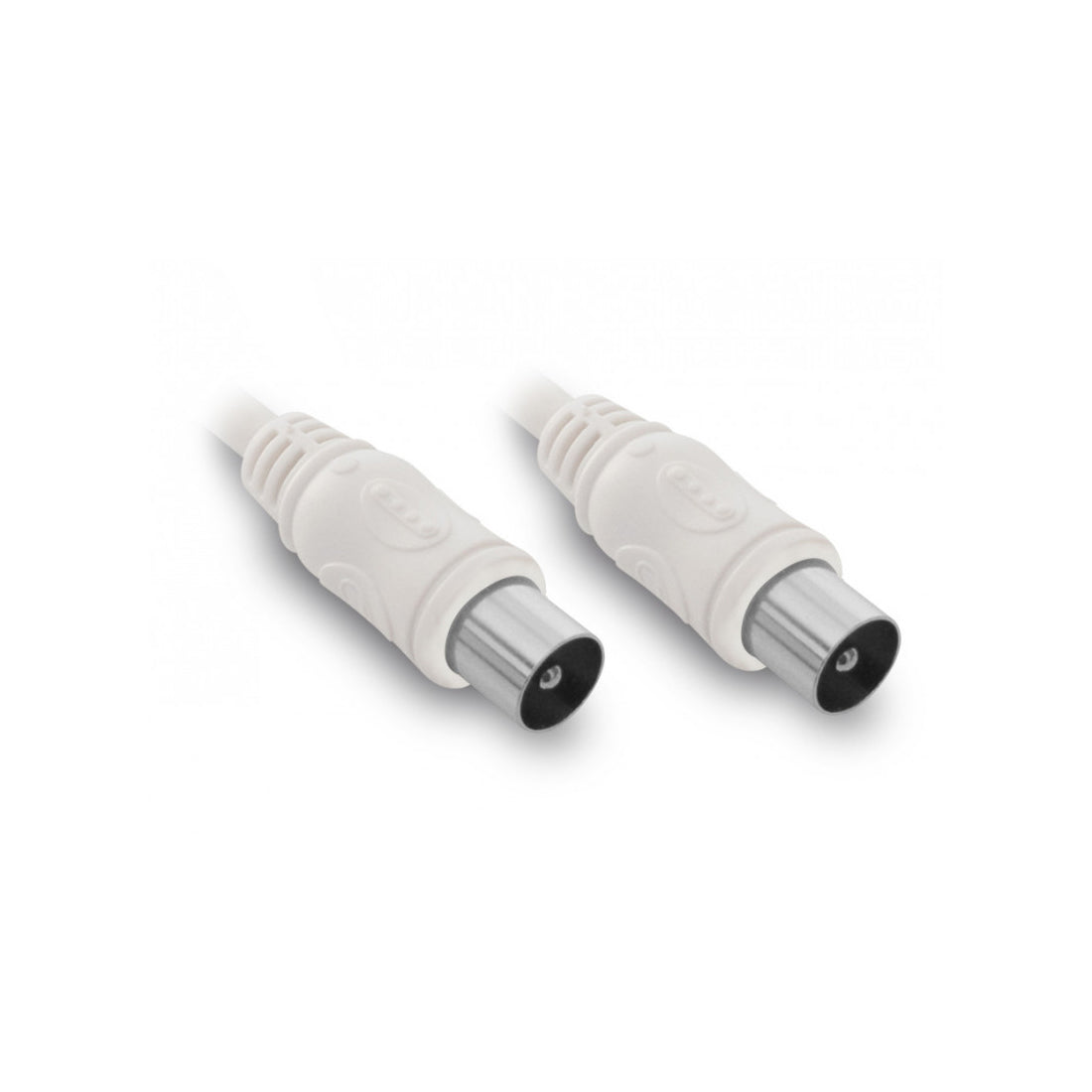 Metronic Cavo Prolunga coassiale TV M/M , cavo coassiale per antenna Tv bianco, 5 metri bianco