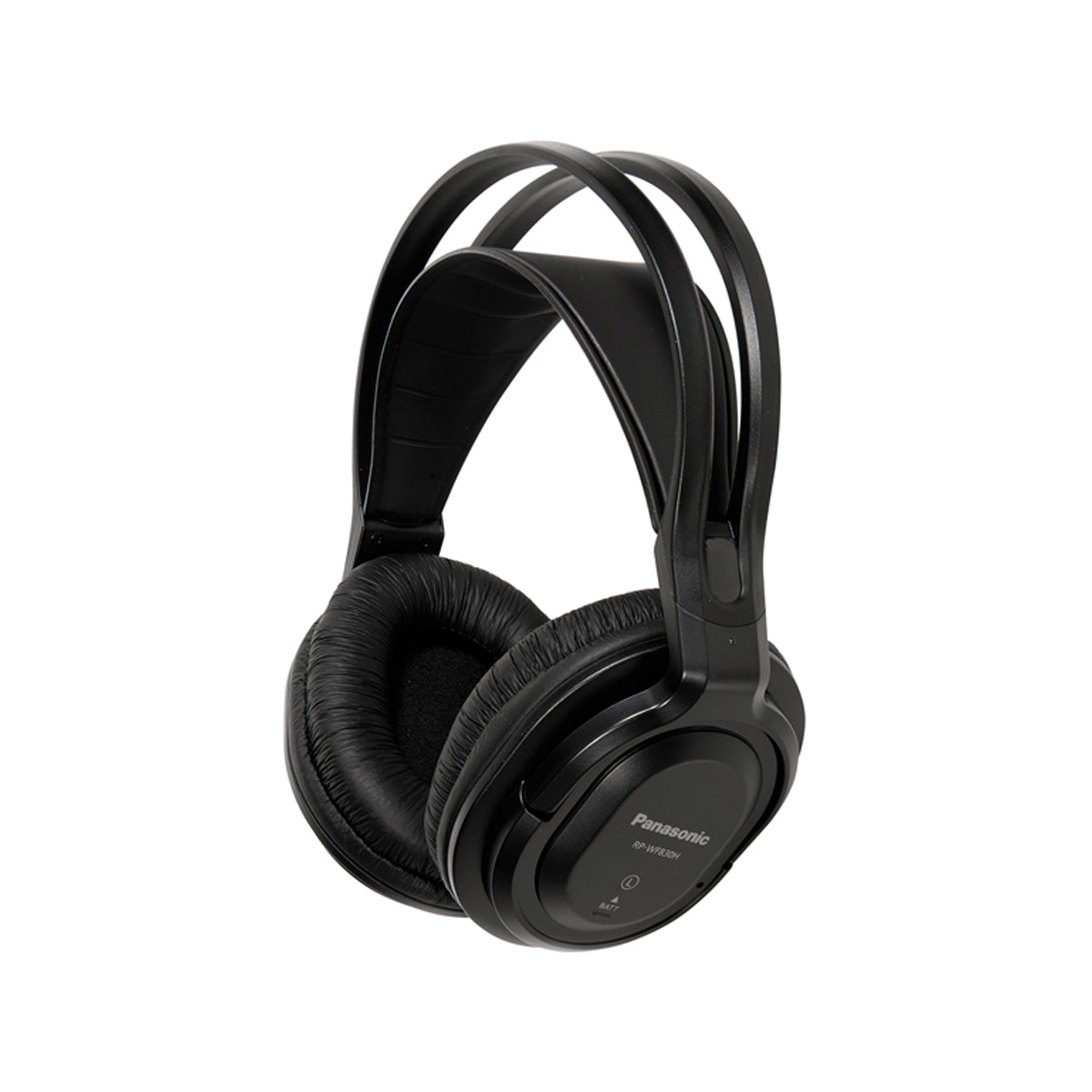Panasonic Hi-Fi Wireless Headphones, radio frequency for TV and PC, black wireless headphones