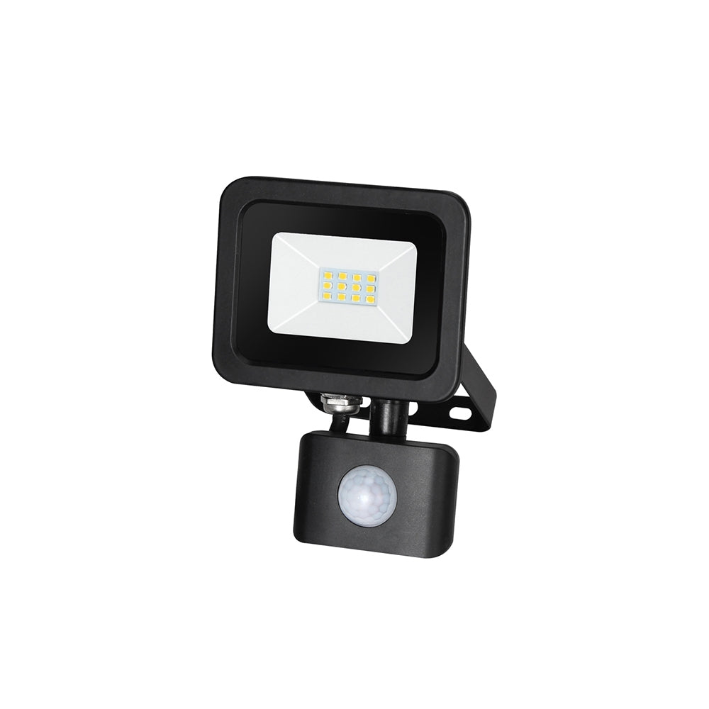 Projecteur LED Alcapower 230V, avec capteur Pir, 10W, 850lm, lumière naturelle 4000K, spot LED IP65