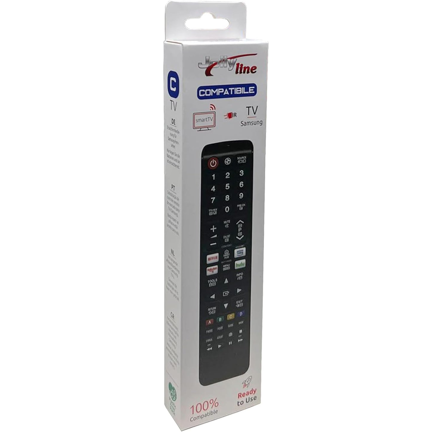 Jolly Line Telecomando Tv compatibile Samsung, telecomando per Smart TV pronto ll'uso